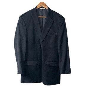Pronto Uomo Charcoal Dark Gray Blazer Suit Jacket Sports Coat 2 Buttons 42 Long